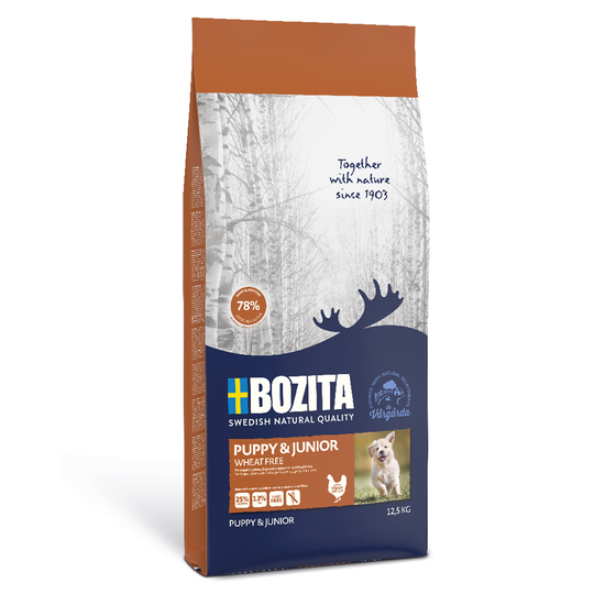 Ekonomipack: 2 stora påsar Bozita torrfoder till lågpris! - Puppy & Junior (2 x 12,5 kg)