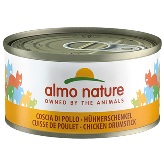 Ekonomipack: Almo Nature 48 x 70 g - Kycklinglår