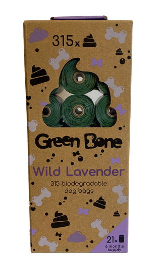 Scented Bajspåse Refill - Lavender / 21 rullar, 315 påsar