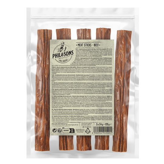 Phil & Sons köttstänger till sparpris! - Nötkött 5 st