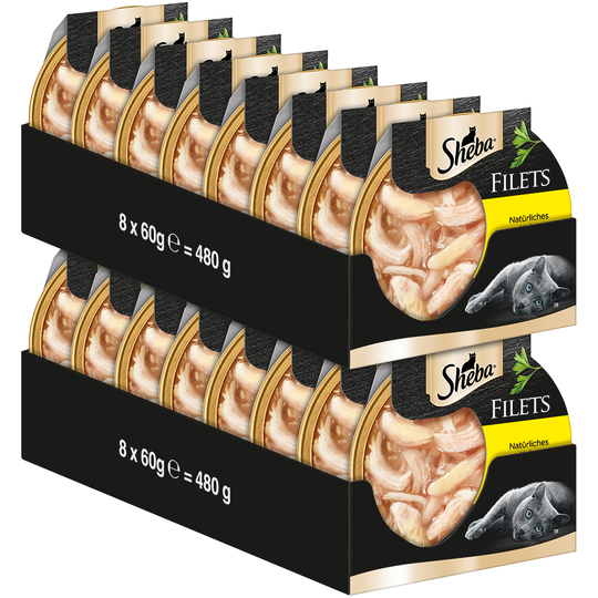 Sheba Feine Filets 16 x 60 g - Kyckling