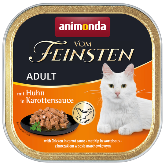 Ekonomipack: Animonda vom Feinsten Adult NoGrain in Sauce 36 x 100 g Kyckling i morotssås