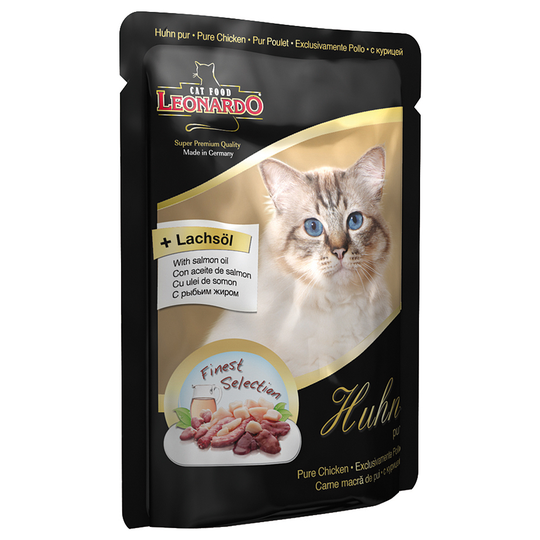 Leonardo Finest Selection Pouch 16 x 85 g Pure Chicken