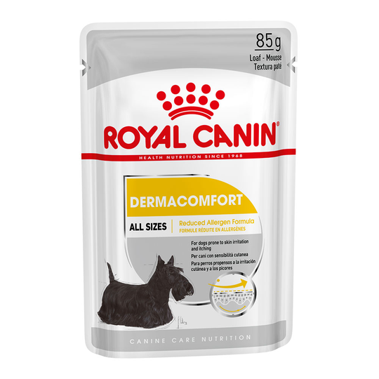 36 + 12 på köpet! 48 x 85 g Royal Canin CCN Dermacomfort våtfoder - Dermacomfort