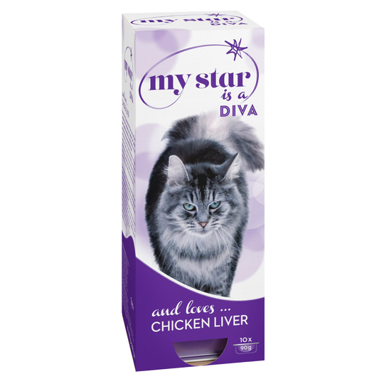 My Star is a Diva - Chicken Liver - Ekonomipack: 30 x 90 g