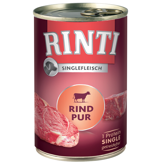 RINTI Single Pure 6 x 400 g - Nötkött