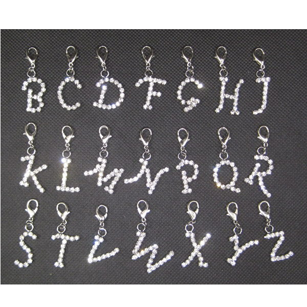 Petsters Bokstäver Kursiv - Strass (A-Z) (P)