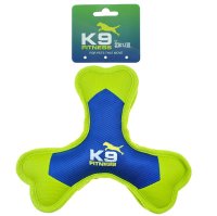 K9 Fitness Tough Nylon TRIBONE 24cm - Hundleksak (Orange (mjuk))