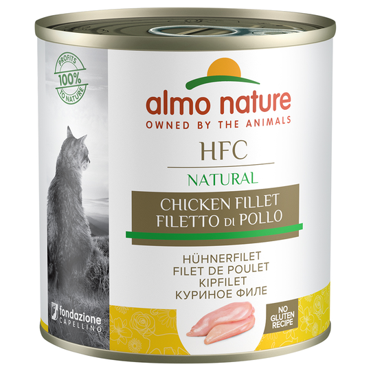Ekonomipack: Almo Nature HFC 24 x 280 g - Kycklingfilé