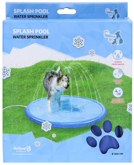 CoolPets - Splash Hundpool Vattenspridare