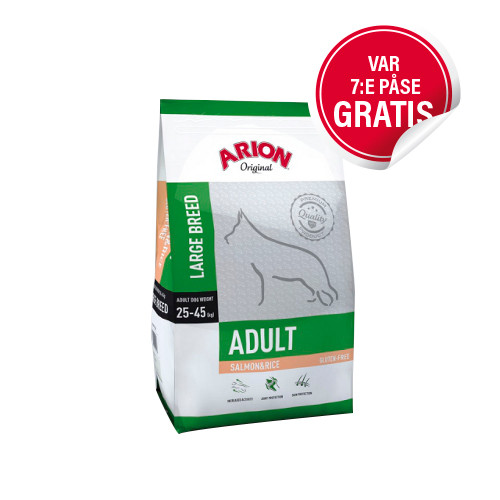 Adult Large Breed Lax & Ris - 12 kg