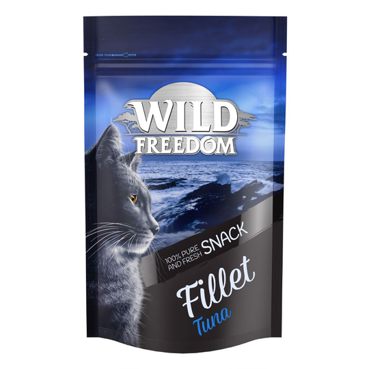 Extra lågt prova-på-pris! Wild Freedom Freeze-Dried Snacks kattgodis - Filets Tonfisk 100 g