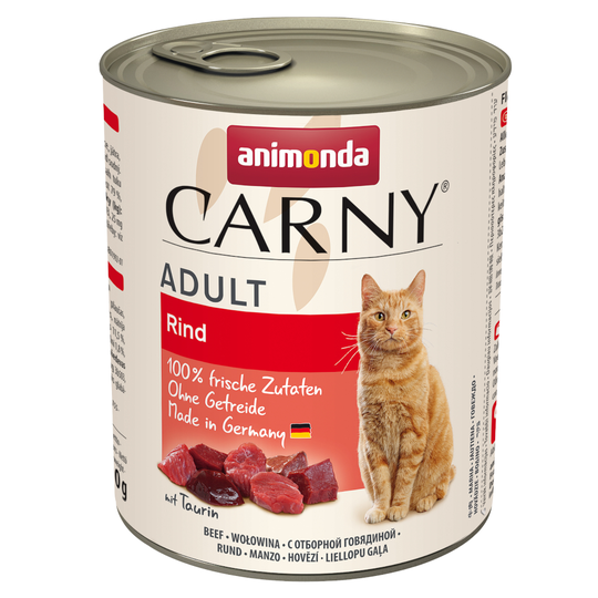 Ekonomipack: Animonda Carny Adult 12 x 800 g - Nötkött