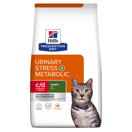 Prescription Diet c/d Multicare Stress + Metabolic Torrfoder för Katt med Kyckling - 1,5 kg
