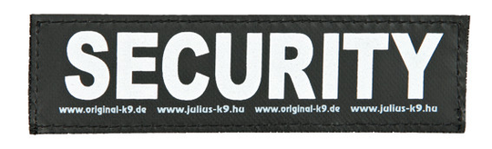 Kardborremärke till Julius K-9 Powersele - S SECURITY