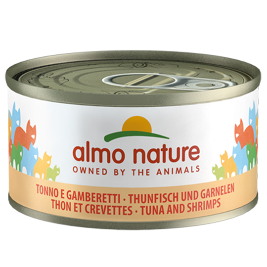 Ekonomipack: Almo Nature 48 x 70 g - Tonfisk & calamari i gelé