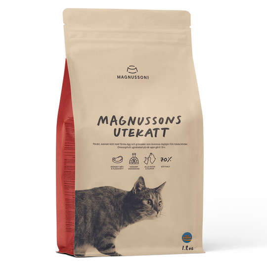 Magnusson Outdoor Cat - Ekonomipack: 2 x 1,8 kg