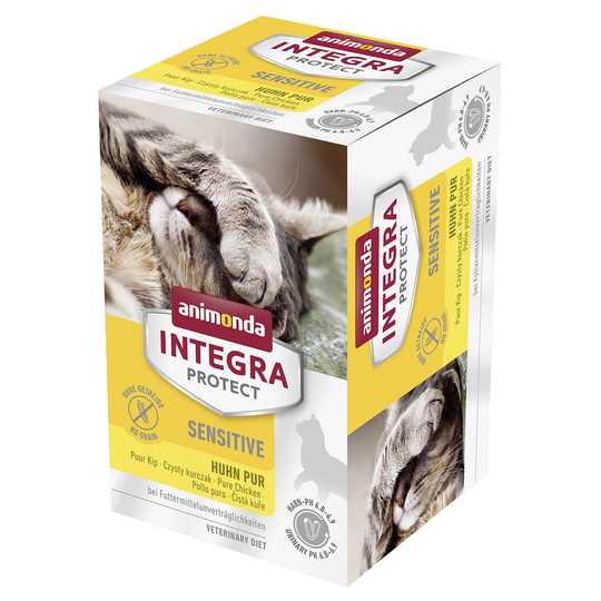 Ekonomipack: Animonda Integra Protect Adult Sensitive 24 x 100 g - Rent kycklingkött