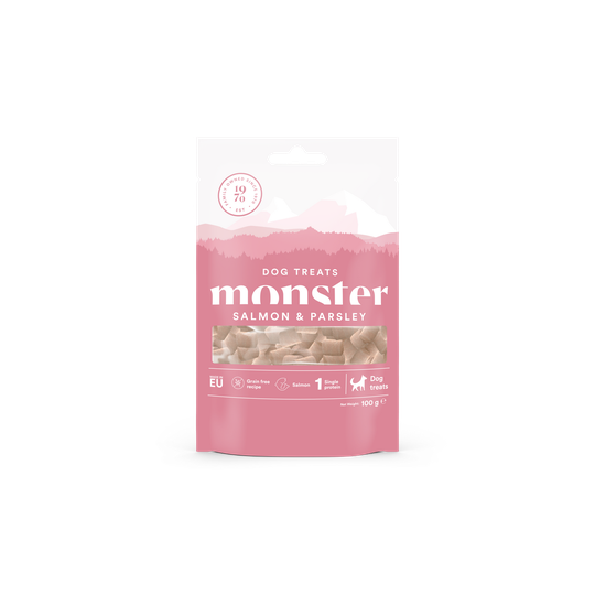 Dog Treats All Breed Salmon & Parsley - 100 g