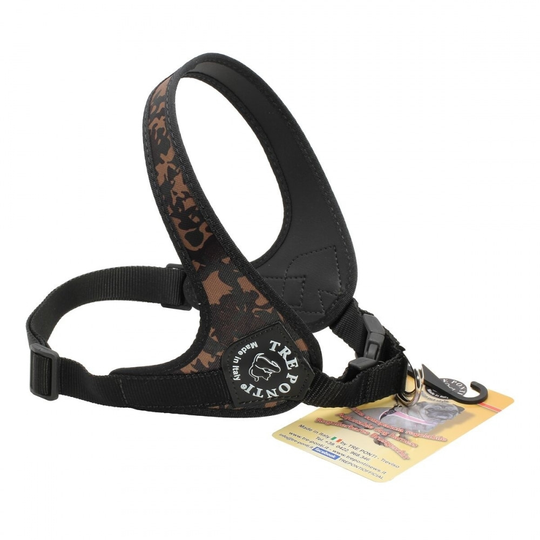 Tre Ponti säädettävät valjaat, camo (1,5)