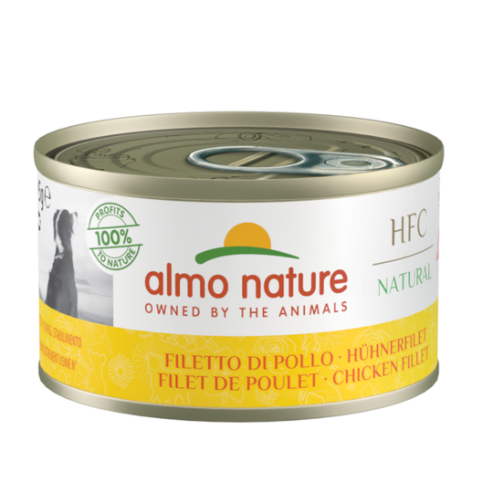 Ekonomipack: Almo Nature HFC 12 x 95 g - Kycklingfilé