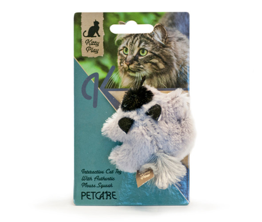 Kitty Play Squeaking Cat Toys - Racoon