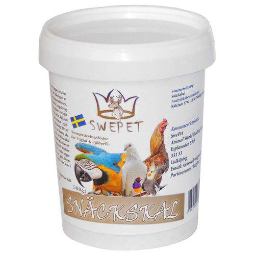 Snäckskal Mineraler för Fågel - 500 g