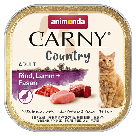 Animonda Carny Country Adult 32 x 100 g - Nöt, lamm & fasan