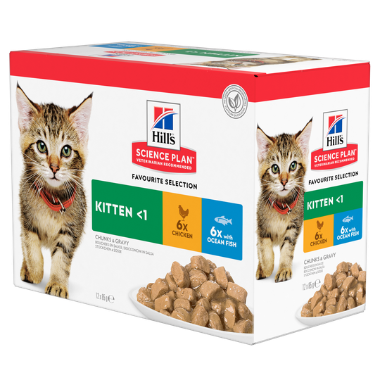 Kitten våtfoder med kyckling och kalkon - 12 x 85 g