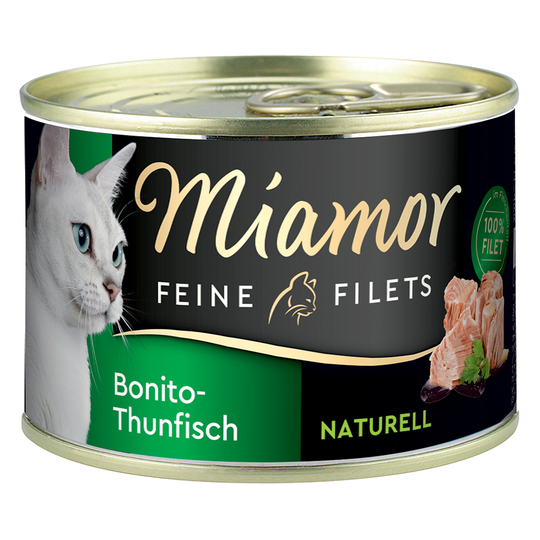 Ekonomipack: Miamor Fine Filets Naturelle 24 x 156 g - Bonito-tonfisk