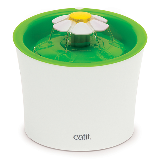 Catit 2.0 Flower Fountain grön 3 liter - Flower Fountain dricksfontän