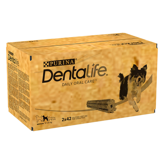 Purina Dentalife Daily Oral Care för medelstora hundar (12-25 kg) - 84 sticks (28 x 69 g)