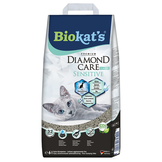 Biokat's Diamond Care Sensitive Classic - Ekonomipack: 2 x 6 l
