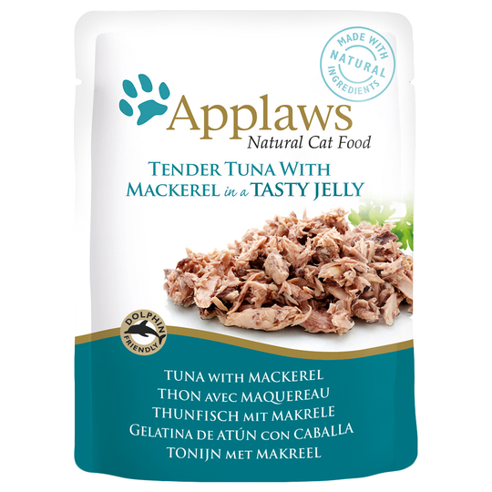 Applaws Pouch in Jelly kattmat 16 x 70 g - Kyckling med nötkött