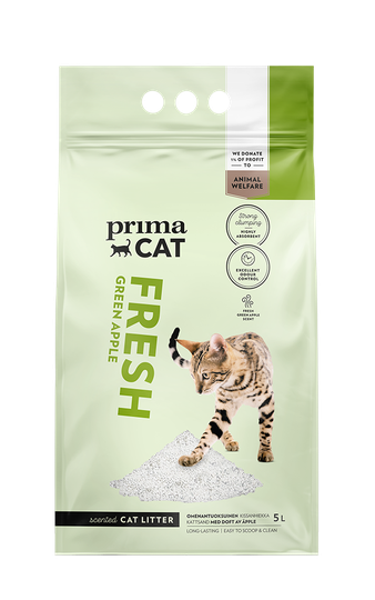 Extra Fräsch Kattsand Äppeldoft - 5 l