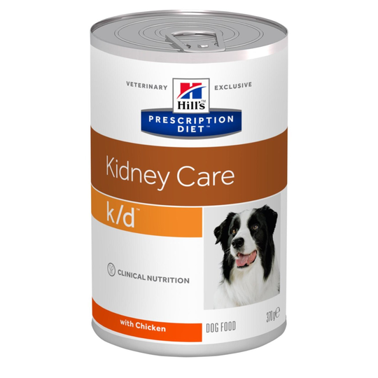 Prescription Diet k/d hundfoder med kyckling - 12 x 370 g