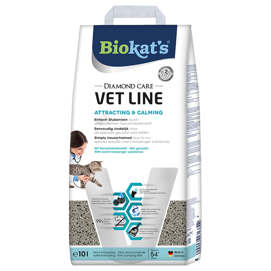 Biokat's Diamond Care Vet Line Attracting & Calming - Ekonomipack: 2 x 10 l