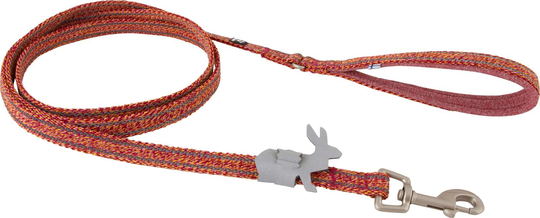 Hurtta Razzle-Dazzle Grip Leash Koppel 180cm - Beetroot (180cm x 15mm)