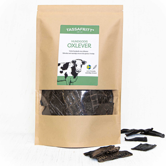 Svenskt Hundgodis Oxlever - 100 g