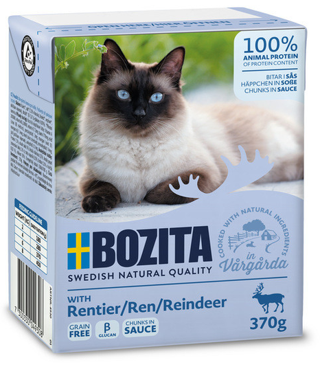 Bitar i sås Ren för katt - 16 st x 370 g