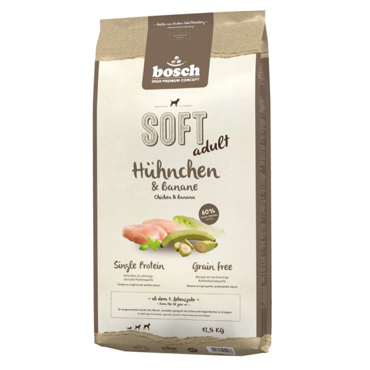 bosch Soft Kyckling & banan - 12,5 kg