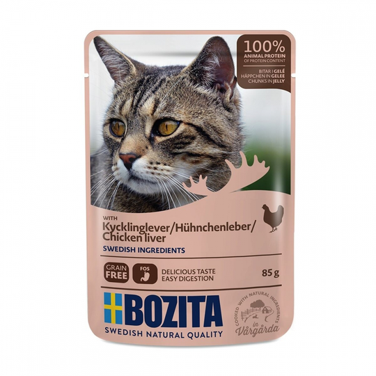 Bozita Kycklinglever i gelé 85 g