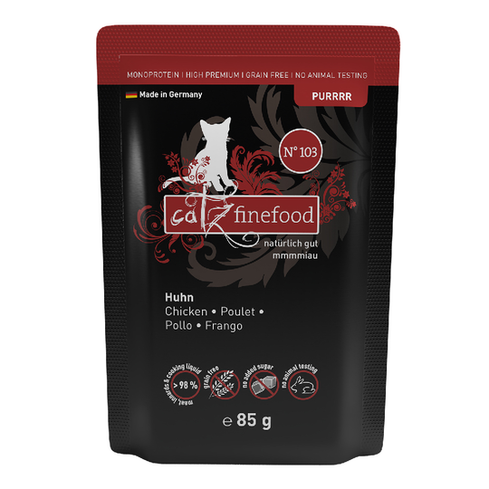 catz finefood Purrrr Pouch 8 x 85 g - No.123 Häst