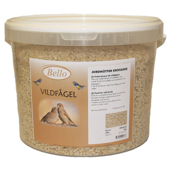 Krossade Jordnötter till Vildfågel - 5 kg
