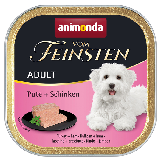 Animonda Vom Feinsten Adult spannmålsfritt 6 x 150 g - Kalkon & skinka
