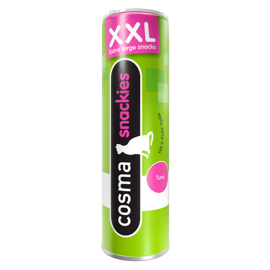Blandat provpack: Cosma Snackies XXL - Provpack II: 55 g, Kyckling + Tonfisk