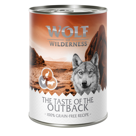Wolf of Wilderness The Taste Of 6 x 400 g - The Taste Of The Outback