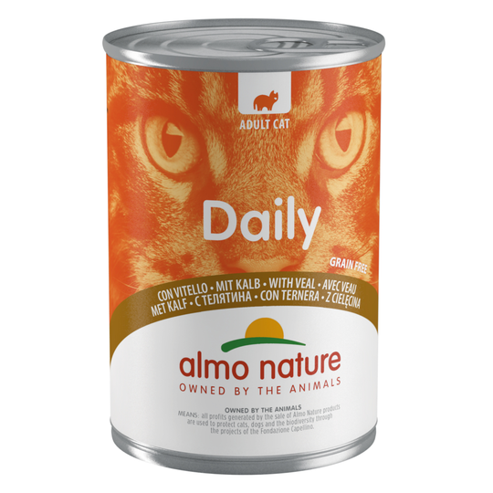 Ekonomipack: Almo Nature Daily Menu 48 x 400 g - Kalv