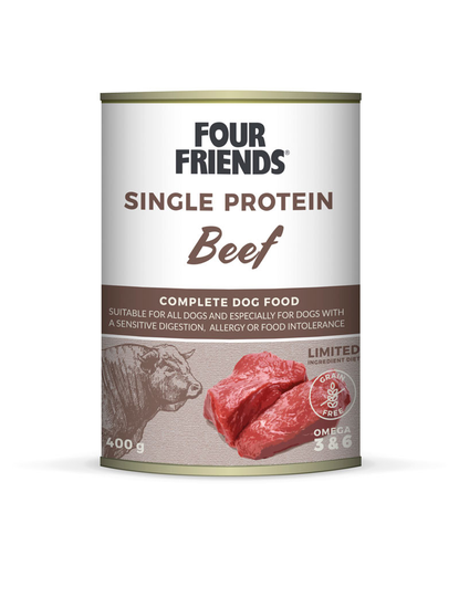 Single Protein Beef Våtfoder - 6 st x 400 g