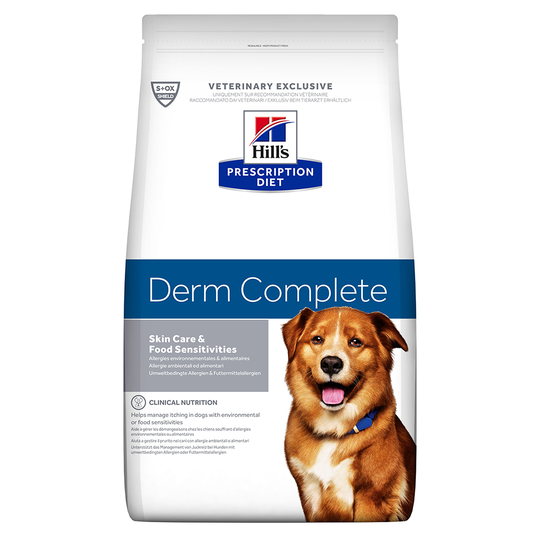 Hill's Prescription Diet Derm Complete hundfoder - 12 kg
